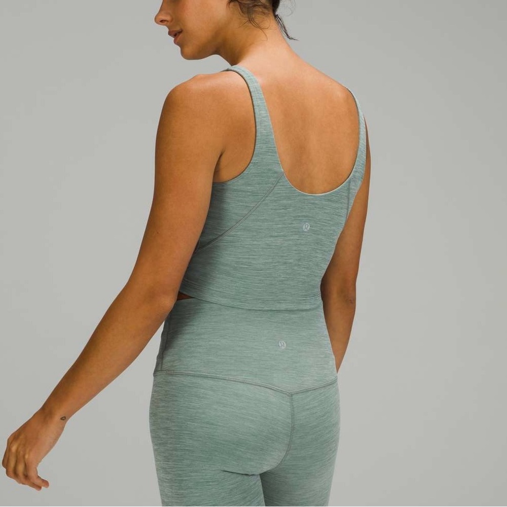 Lululemon Aligh Tank Heathered Tidewater Teal - Picture 4 of 9